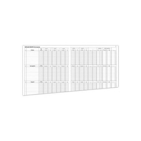 Registro Riepilogativo IVA - 24 pagine prenumerate - 31x24,5 cm